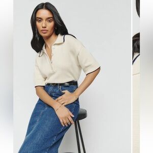 Pepito Cotton Collared Sweater